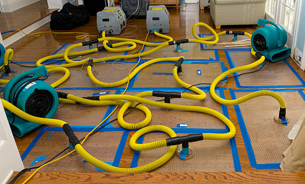 Professional Crawl Space Water Removal technician working in Hollis, OK